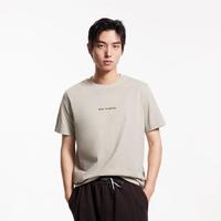 JACK&JONES 杰克琼斯 男士圆领T恤 纯棉休闲时尚趣味字母印花