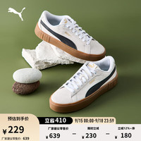 PUMA 彪马 官方 新款女子厚底休闲鞋松糕鞋 SMASH PLATFORM 373037 白-黑色-树胶色-07 37