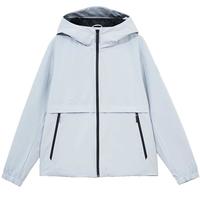 JACK&JONES 2024秋季男士连帽钢印印花长袖夹克