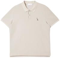 JACK&JONES 杰克琼斯 凉感罗纹翻领刺绣 POLO衫 男装
