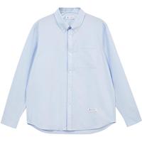 JACK&JONES 春秋时尚舒适百搭日常通勤商务潮休闲长袖上衣宽松牛津纺衬衫男装