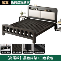 希冀 床铁艺床双人床1.5m家用铁架床