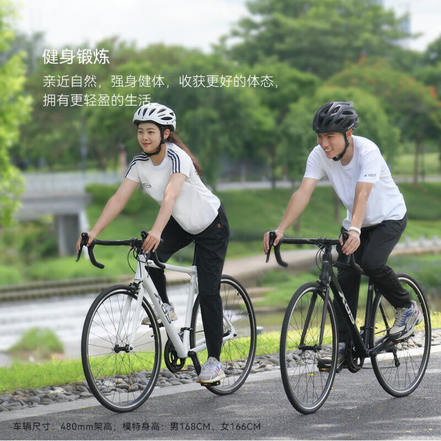 喜德盛 RC200公路车自行车成人入门级弯把变速赛车男士女士单车rc200 黑银色（顺泰版） 480mm