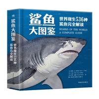 鲨鱼大图鉴：世界现生536种鲨鱼完全解读 特赠书签 藏书票 海底生物科普图鉴