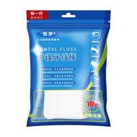 信步加长款口腔护理牙齿清洁一次性牙线 1袋100支（）