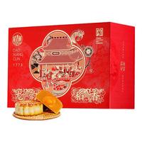 稻香村月饼礼盒装蛋黄莲蓉老式五仁豆沙山楂多口味中秋发 龙韵稻香-双层礼盒 600g
