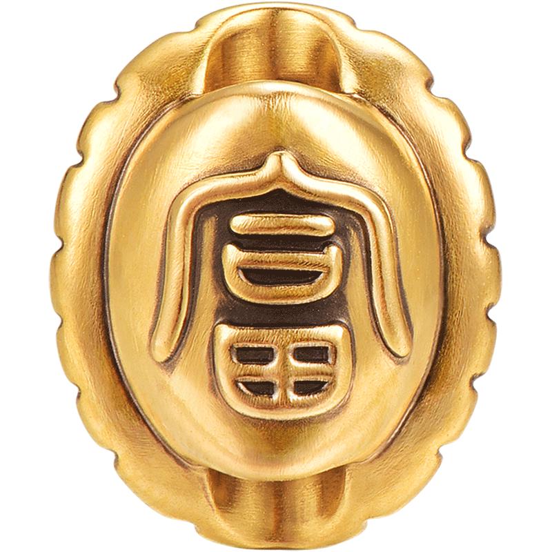 明牌珠宝黄金转运珠 足金5D硬金富甲八方串珠AFP1148定价  富甲八方·富AFP1148