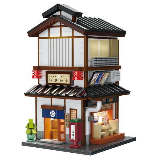 新品发售：咔搭 日式街景系列 C66019 日式烧鸟居酒屋