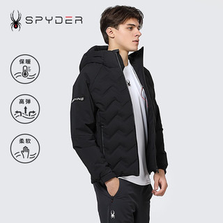 SPYDER 21CF225M 立体水纹保暖 尘灰色 S码 男子羽绒服
