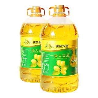 百大仓非转基因 清香一级大豆油5升 食用油 东北粮油 微贤一级5L*2桶