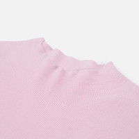 EP雅莹2025女装 100%纯羊毛无缝一体内搭打底针织衫毛衣9912A 粉红 L