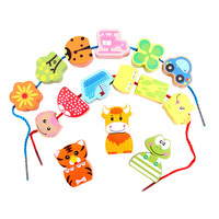 铭塔宝宝益智积木男孩串珠儿童玩具智力开发女孩珠子手工穿线穿绳