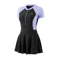 361泳衣女泡温泉游泳衣女款高级感泳衣保守连体裙式泳装