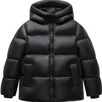 迷你巴拉 MINI BALA 【热Hi2.0】男女童发热抗寒羽绒服宝宝亲子羽绒外套 黑色90001 170
