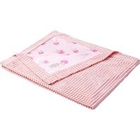 ibaby豆豆毯婴儿钻石格毯幼儿园儿童宝宝毯不倒绒毯 【钻石格不倒绒睡毯】水母浮游 80cm*100cm