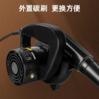 得力（deli）吹风机大功率除尘小型鼓风机暴力风扇电脑清灰机强力工业用吸尘器 【家用吹吸俩用】强动力400W功率