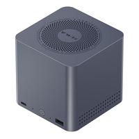 飞牛nas私有云零刻MEmini六盘位全闪NAS英特尔N150网络存储服务器家庭云影音4K刮削AI相册智能备份 极夜灰 N150(128G)