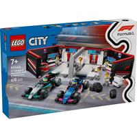 百亿补贴：LEGO 乐高 60444城市系列F1®车库与梅赛德斯-AMG和阿尔派赛车积木