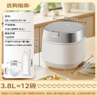 松下 Panasonic 饭光光Ultra电饭煲 SR-HXES151-W 3.8L