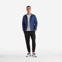 迪卡侬 跑步外套秋季男防风防泼水户外夹克透气运动外套-5304489 墨青色 S