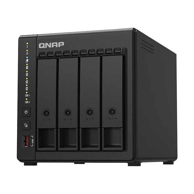 威联通 TS-466C 四盘位NAS（奔腾N6005、8GB）