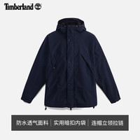 Timberland 男装冲锋衣秋冬户外防水防风夹克 |A68XF A68XF433/深宝石蓝 M