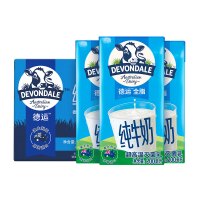 DEVONDALE 德运 全脂纯牛奶 200ml*12盒
