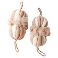 洁比世 沐浴球浴花球搓澡巾男士大号长条洗澡巾洗澡拉背条后背搓背巾