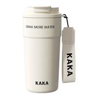 ROYALLOCKE 保温杯男女士咖啡杯便携随行杯子不锈钢办公水杯广口直饮杯