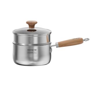 移动端、京东百亿补贴：九阳 奶锅 316L不锈钢 18cm