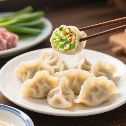 三全 灌汤系列猪肉韭菜口味饺子1kg约54只