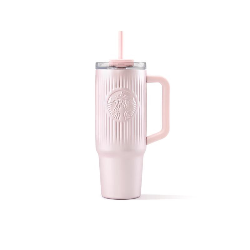 星巴克（Starbucks）保温保冷杯910ml不锈钢随行杯双饮口咖啡杯男女 保温杯910ml