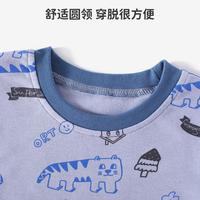 俞兆林 【10A抑菌】秋季抗静电宝宝睡衣套装透气儿童家居服婴幼家居服
