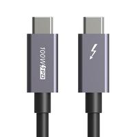酷乐炫 雷电4数据线 Type-C公对公 100W快充 40Gbps 0.7米