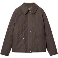 ERDOS 25秋冬通勤猎装夹克中性风休闲短外套女棉服外套 褐绿 XL 175/92A
