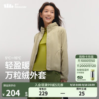 Beneunder 蕉下 摇粒绒外套女士秋冬时尚休闲保暖抓绒外套万粒绒女装 栗灰棕 L