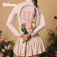 Wilson威尔胜粉色网球拍玫瑰花卉礼盒2025成人女士初学者套装