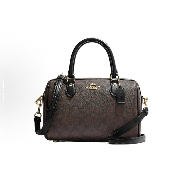 COACH 蔻驰 奥莱波士顿斜挎包Bennett 女包牛皮单肩包 F79946