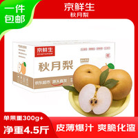 京鲜生 莱阳秋月梨4.5斤 单果350g+ 源头直发