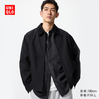 UNIQLO 优衣库 男女同款 休闲拉链短茄克外套 478230