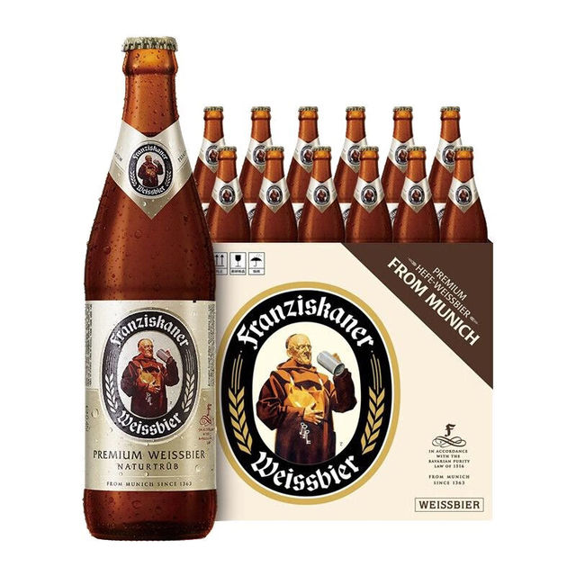 Franziskaner 范佳乐 德国小麦白啤酒 450ml*12瓶