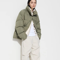 UNIQLO 优衣库 女装羽绒茄克/科技保暖外套云感羽绒469901 56 橄榄色 M /160/84A
