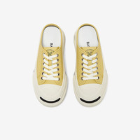 百思图25夏户外运动休闲小白拖厚底女拖鞋D3081BH5 黄色 38