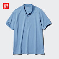 UNIQLO 优衣库 男装/男女同款快干POLO衫多彩休闲商务通勤短袖T恤477155 63 天蓝色 XS /160/76A