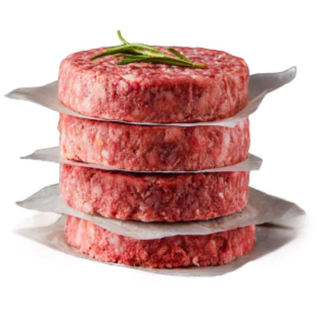 游牧御品 谷饲牛肉饼 1.6斤 8片 生鲜牛肉馅