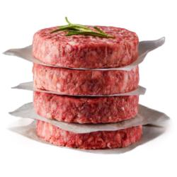游牧御品 谷饲牛肉饼汉堡肉8片 1.6斤 牛肉 生鲜 牛肉馅 早餐饼 烤肉食材 谷饲牛肉饼800g