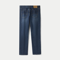 HLA海澜之家牛仔裤男轻商务时尚系列水洗直筒裤男25新秋季 牛仔蓝过渡色（中）7B 40 185/100A 181~200斤