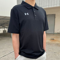 百亿补贴：安德玛 UA 安德玛 男子运动翻领短袖POLO衫21500548 黑色