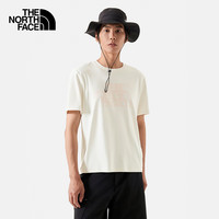 THE NORTH FACE 短袖T恤男户外吸湿透气短袖87VZ 沙丘白/QLI XXL 2XL