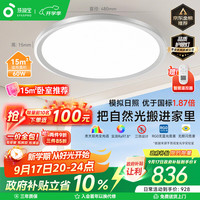 孩视宝 AH33-T 全光谱吸顶灯 50W 白银色
